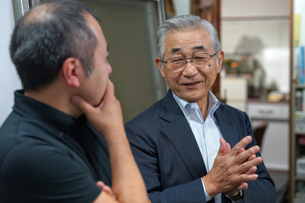 インタビューの様子